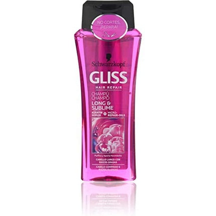 Șampon Schwarzkopf Gliss Long & Sublime pentru păr lung cu vârfuri despicate, 250 ml