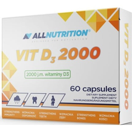 Vitamina D3, Allnutrition, Vit D3 2000, 60 capsule