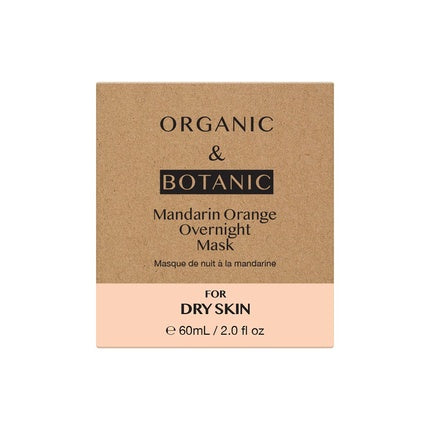 Masca de noapte, Organic & Botanic, mandarină, 60 ml