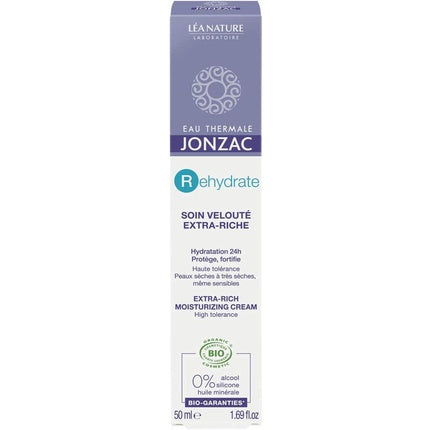 Cremă Hidratantă Facială, Eau Thermale Jonzac, Rehydrate Extra-Rich, 50 ml