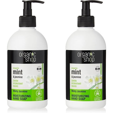 Săpun lichid, Organic Shop, Mentă și iasomie, 500ml