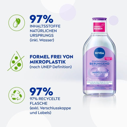 Apa micelară Nivea, 400ml, mov