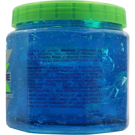 Gel de păr Wet Line Xtreme Professional, Extra Hold, Culoare Albastră, 1.12kg