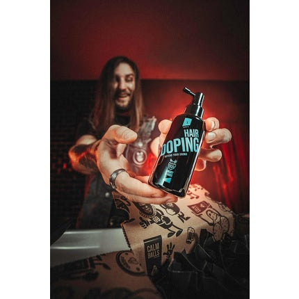 Serum de creștere a părului Angry Beards Hair Doping, 100ml, sticlă neagră cu pulverizator