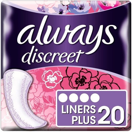 Dispozitiv medical Always Discreet Liners Plus, alb, 20 buc