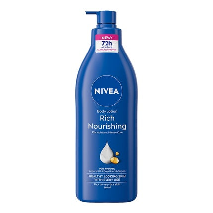 Lapte de corp NIVEA Rich Nourishing, hidratant, pentru piele uscată, 400 ml