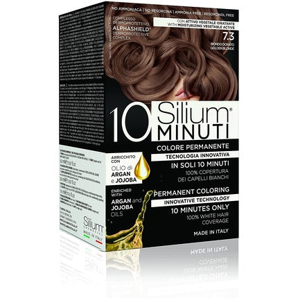 Vopsea de Păr Permanentă Golden Blond 7.3 - Silium Cosmetici