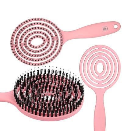 Perie rotundă, Tb Tools For Beauty, T4B Ilu Lollipop Candy Pink, roz