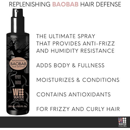Spray de păr Tressa Watercolors Baobab Hair Defense, unisex, 250 ml