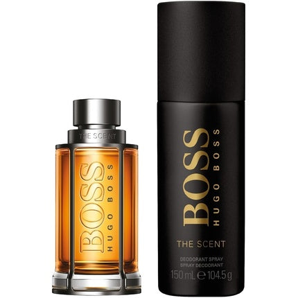 Set Cadou Parfum, Hugo Boss The Scent, negru, 50 ml