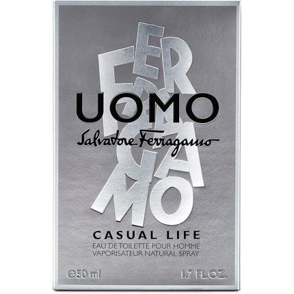 Eau de Toilette pentru barbati, Salvatore Ferragamo, Uomo Casual Life, 50ml