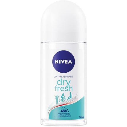 Deodorant Antiperspirant Roll-On Nivea Dry Fresh Pitch Black 50ml