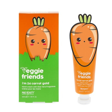 Cremă de mâini, Mad Beauty, Veggie Friends, portocaliu, 24g