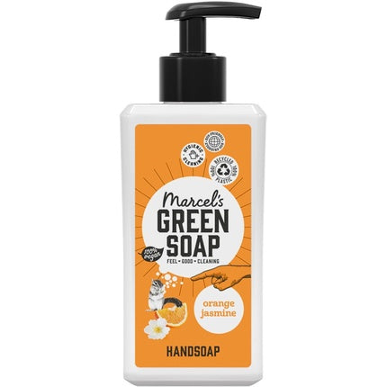 Săpun lichid Marcel's Green Soap cu aromă de portocală și iasomie, 250ml
