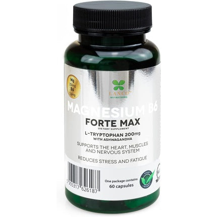 Lance Magnesium B6 Forte Max, Complex Mineral cu Tryptofan și Ashwagandha, 159 g