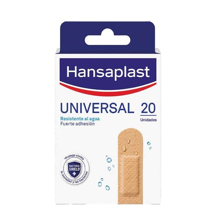 Bandaje adezive Hansaplast Universal, rezistente la apă, 20 bucăți