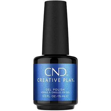 Gel Polish CND Creative Play Seabright, albastru cu sclipici, 15ml