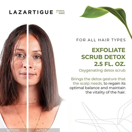 Gel pre-șampon, Jf Lazartigue, exfoliant, verde, 75ml