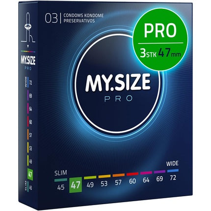 Prezervative My.Size PRO 47mm, 3 bucăți