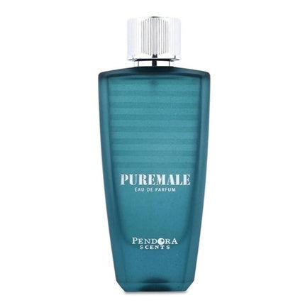 Perfum Pendora Scents Pure Male, flacon transparent cu dop argintiu, 100ml