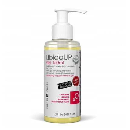 Gel intim Lover's Lane, Libido Up, 150ml, Culoare galbenă