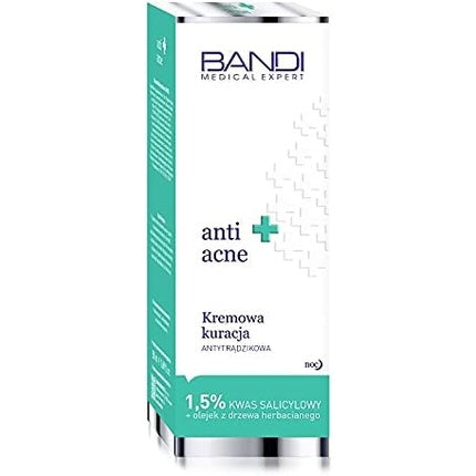 Cremă tratament antiacneic, Bandi, 50ml, alb