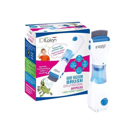 Perie aspirator păr, Id Italian, Postquam, alb, albastru