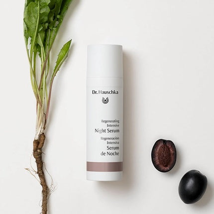 Serum Facial Anti-Îmbătrânire, Dr. Hauschka, Regenerating Intensive Night Serum 50+, Alb/Roz, 30 ml