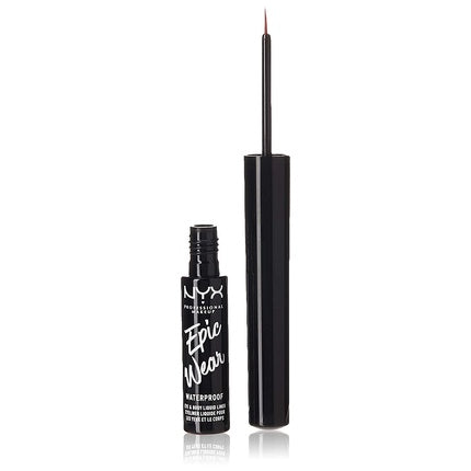 Eyeliner lichid, NYX, Epic Wear, roșu