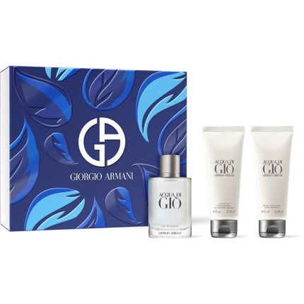 Set cadou parfumat, Giorgio Armani, Acqua Di Gio Pour Homme, 144ml, ambalaj albastru