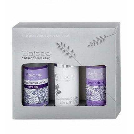 Set cosmetic Saloos Skin Soothing and Hydration Gift Set 100% Organic, Lavandă Bio, Ambalaj cadou