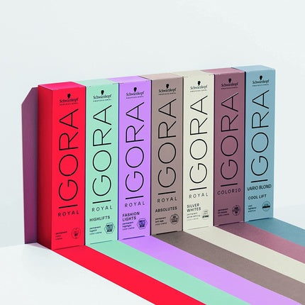 Culoare păr Schwarzkopf Igora Royal 8-11 Light Blonde Cendre Plus, cremă permanentă, 60 ml