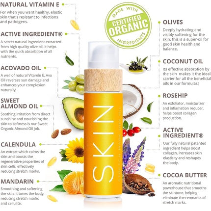 Ulei uscat, Cocosolis, Stretch Mark, 110ml