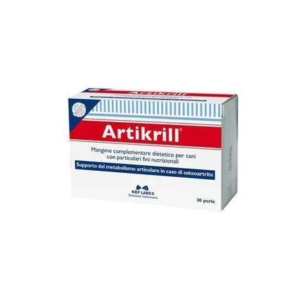 Vitamine pentru articulații, N.B.F. Lanes Srl, Artikrill Cane, Blister cu 30 Perle