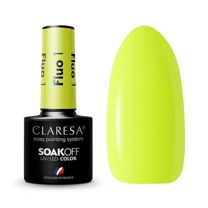 Lac de unghii, Claresa, Fluo UV, 5ml