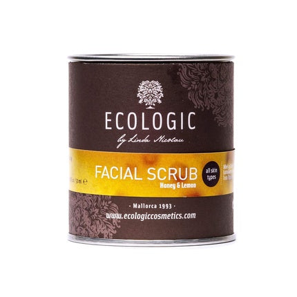 Exfoliant facial, Ecologic By Linda Nicolau, miere si lamaie, 50ml