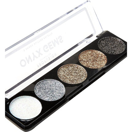 Paletă farduri de pleoape, Profusion Cosmetics, Onyx Gems, 5 nuanțe