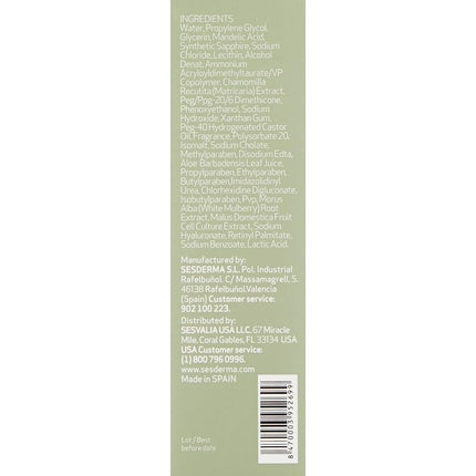 Cremă Față, Sesderma, Mandelac, 50ml, Alb