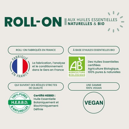 Santarome Bio, Stress Relief Roll-On, 10 ml, roz