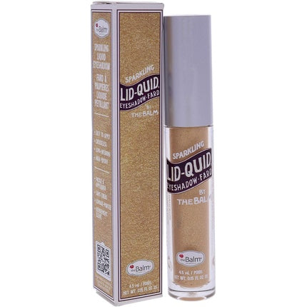Lichid pentru pleoape, TheBalm Lid-Quid Sparkling Liquid Eyeshadow, Culoare Champagne, 0.15 oz
