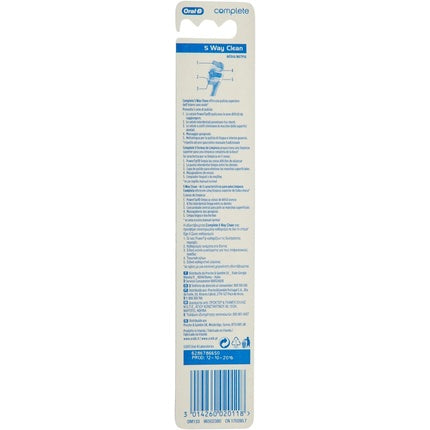 Periuță de dinți manuală, Oral-B Complete 5in1, 40, Mediu