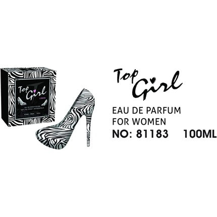 Top Girl Eau De Parfum 100ml - Design Pantof cu Model Zebra