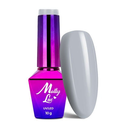 Mollylac Yoga Uv/Led Hybrid Nail Polish 86 Utkatasana, Violet, 10g