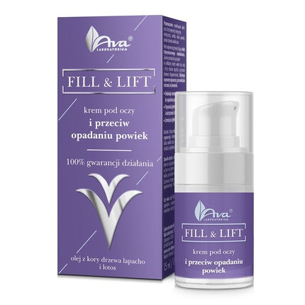 Cremă Ochi, Ava Laboratorium, Fill & Lift, Culoare Violet, 15ml