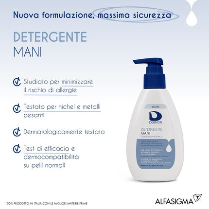 Săpun lichid, Dermon, 200ml, albastru