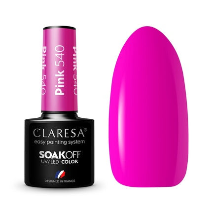 Lac de unghii Claresa, 5ml, roz nr. 540