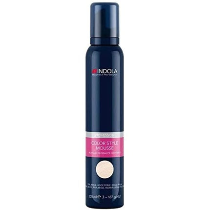 Mousse de păr Indola Color Style Pearl Beige 200ml