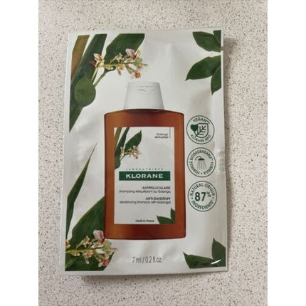 Șampon anti-mătreață, Klorane, cu galangal, 7ml