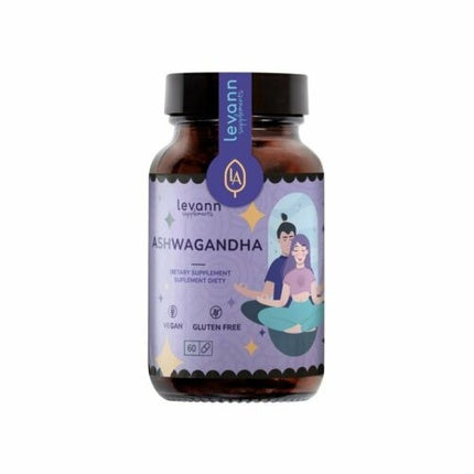 Supliment Ashwagandha, Levann, 60 capsule, vegan