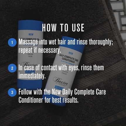 Sampon Baxter Of California Daily Complete Care, 453g, albastru